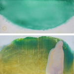Come di velo 2014 tecnica mista su tavola Dittico 80×183 cm 97×183 cm