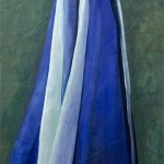 Homo Balnearius 2009 tecnica mista su tavola 200x80 cm